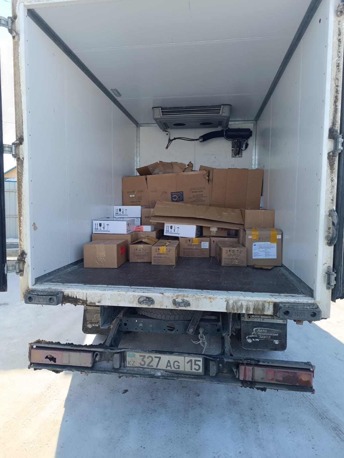Ветеринарлық станциясына Ғ. Мүсірепов атындағы ауданға вакциналар партиясы келіп түсті
